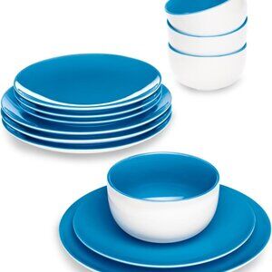 The Cellar 12 Pc. Dinnerware Set Service for 4 Blue
